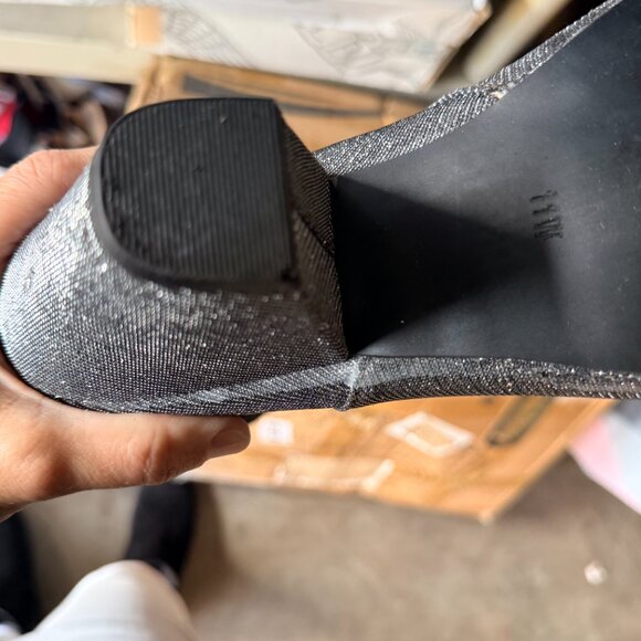 Torrid Shimmering Silver Heeled Boots - Picture 9 of 11